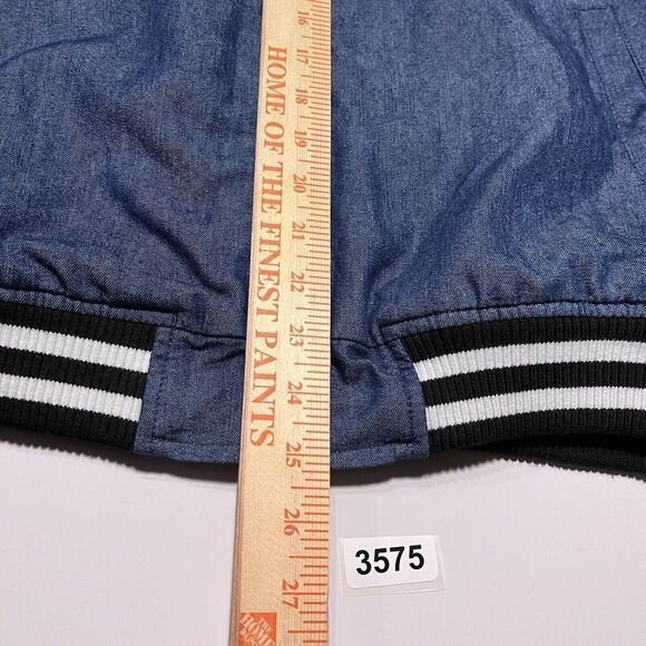 Levi's Varsity Bomber Jacket XL Soft Shell Women's Blue NWT $180 - Picture 13 of 13